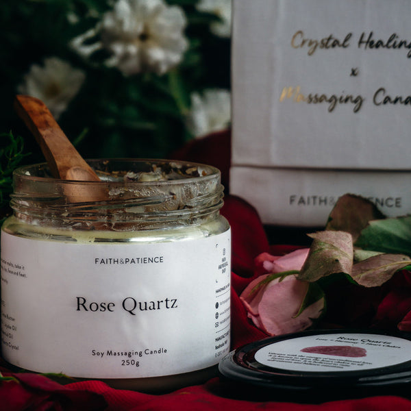 Massage Candle | Rose Quartz  | 250 g