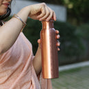 Copper Bottle | 7 Chakra Engraved | 1 Litre