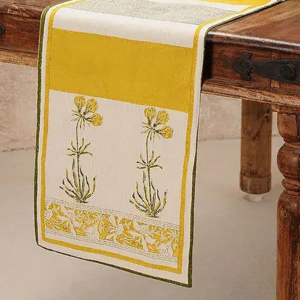 Handblock Printed Cotton Table Cloth Set of 1