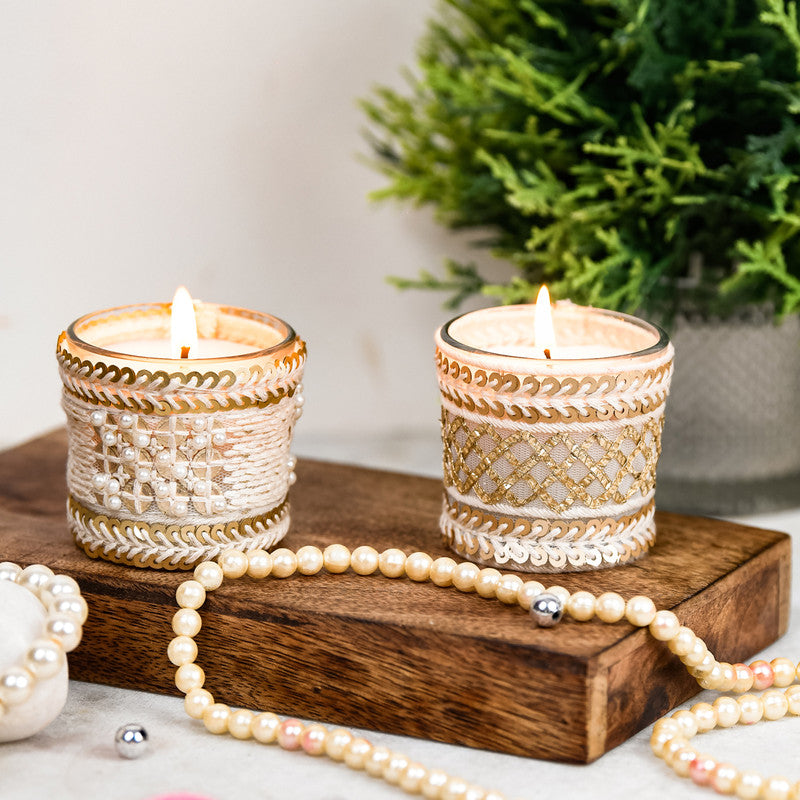 Festive Gifts | Votive Candles | Natural Soy Wax | Pacific Ocean | Set of 2