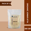 Sorghum Millet Flour | Jowar Atta | 500 g | Pack of 2 | High Fibre