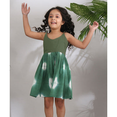 Birthday Dress | Cotton Dress for Girls | Green
