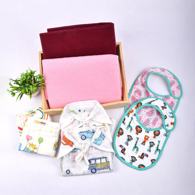 Gift for Newborn Baby | Organic Cotton | Set of 8
