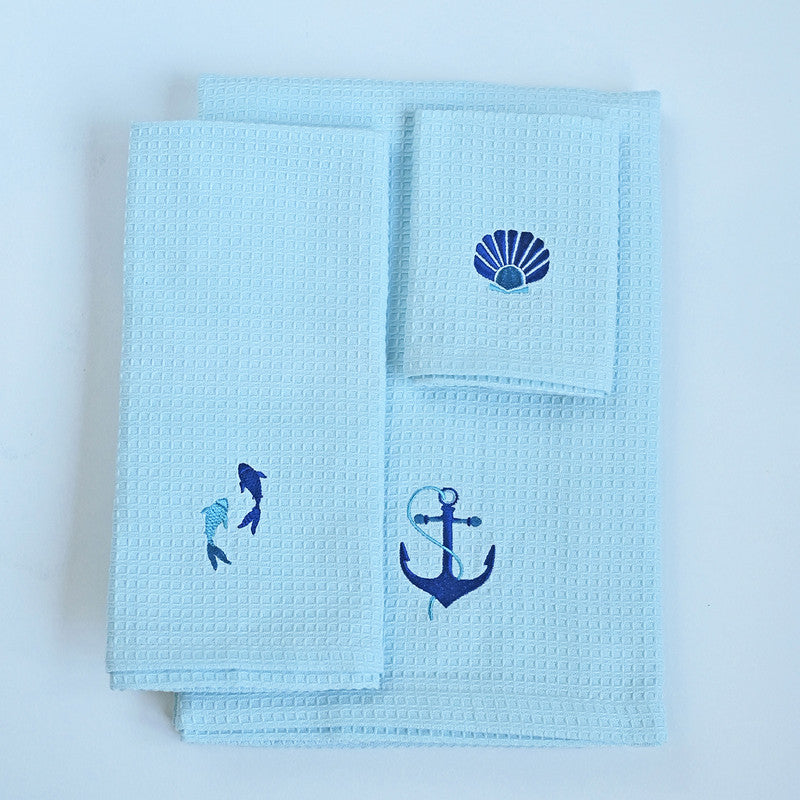 Guild Waffle Cotton Bath Towel