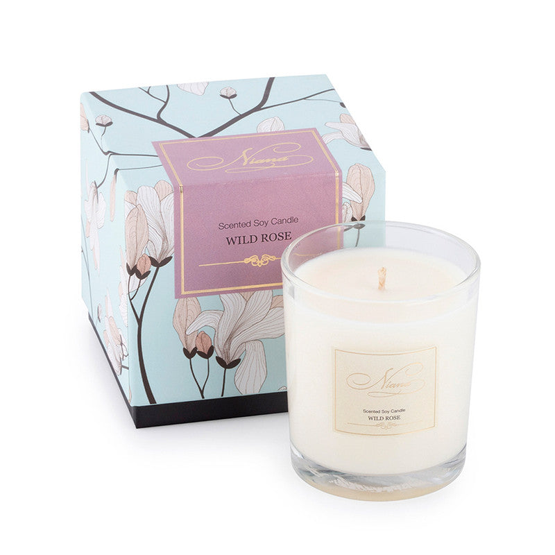 Festive Gifts | Soy Wax Scented Candle | Wild Rose