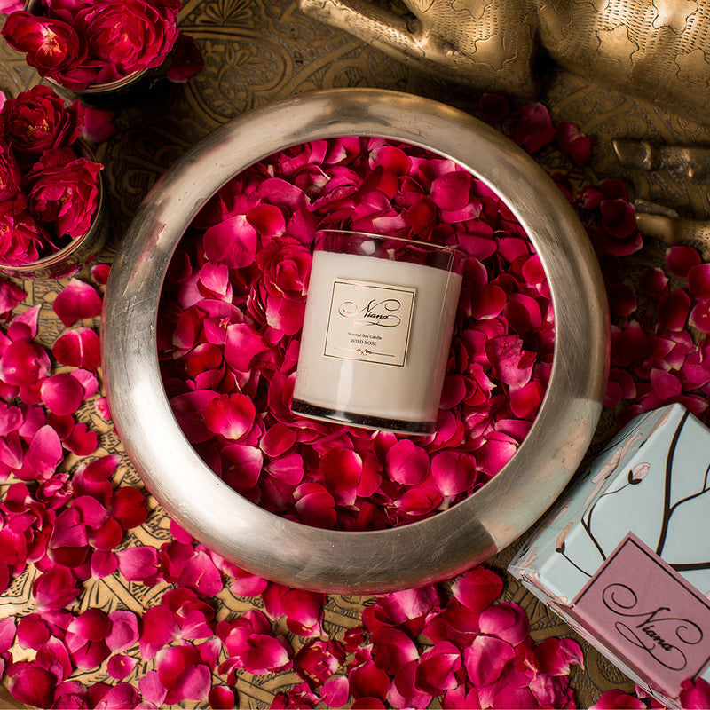 Festive Gifts | Soy Wax Scented Candle | Wild Rose