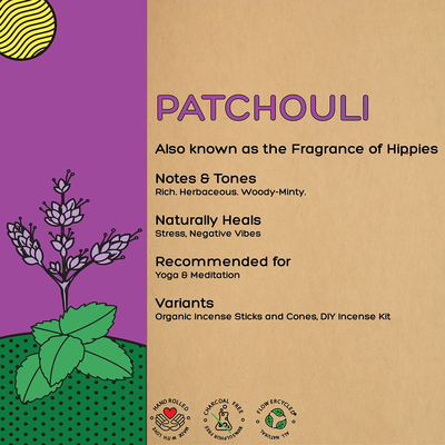Phool Incense Sticks | Patachouli | Natural | 40 Sticks