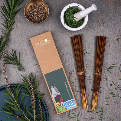 Phool Incense Sticks | Refill Pack | Tea Tree | Natural | 80 Sticks