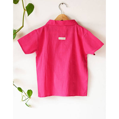 100% Cotton Shirt | Pink | Unisex