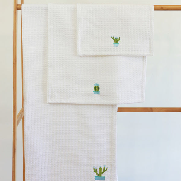 Cotton Towel Set | White | Set of 3