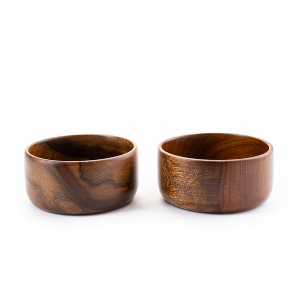 Sheesham Wood Small Bowls | Set of 2