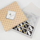 Festive Hampers | Vegan Classic Beige Chocolate Dates Gift Box | 16 Pcs