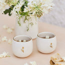 Housewarming Gifts | White Ceramic Kulhars | Set of 2