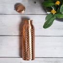 Hammered Copper Bottle | 1 Litre
