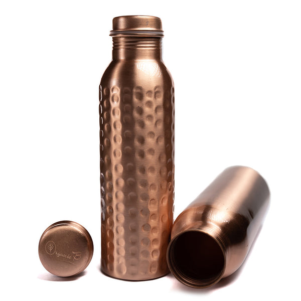 Hammered Copper Bottle | 1 Litre