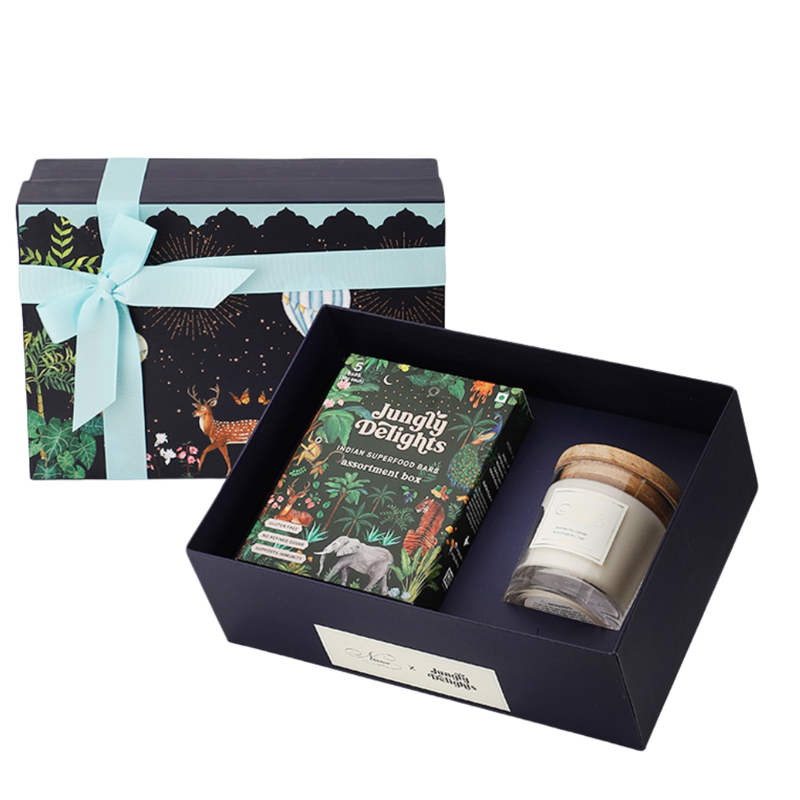 Festive Gifts | Gift Hamper | Superfood Bars & Candle