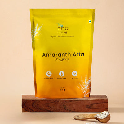 Amaranth Atta | 1 Kg | Gluten-free | Rajgira Atta | Pack of 2