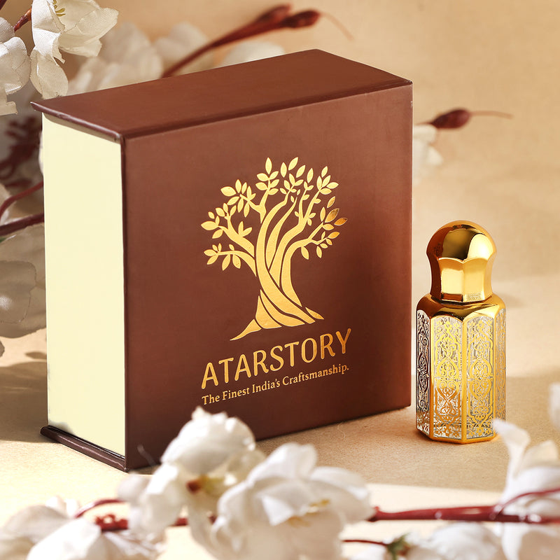 White Musk Attar Perfume | Alcohol Free Roll On for Daily use | Long Lasting | Unisex | 12 ml