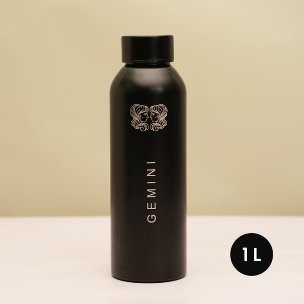 Zodiac Sign Stainless Steel Bottle | 1 Litre | Gemini