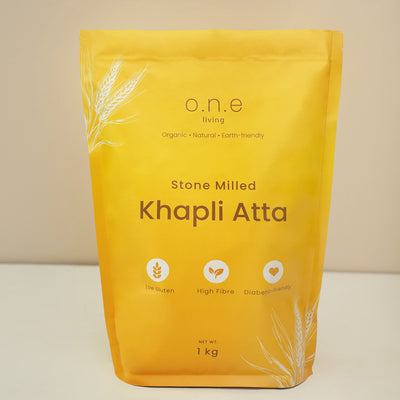 Stone Milled Khapli Wheat | 1 Kg | Aids in Digestion