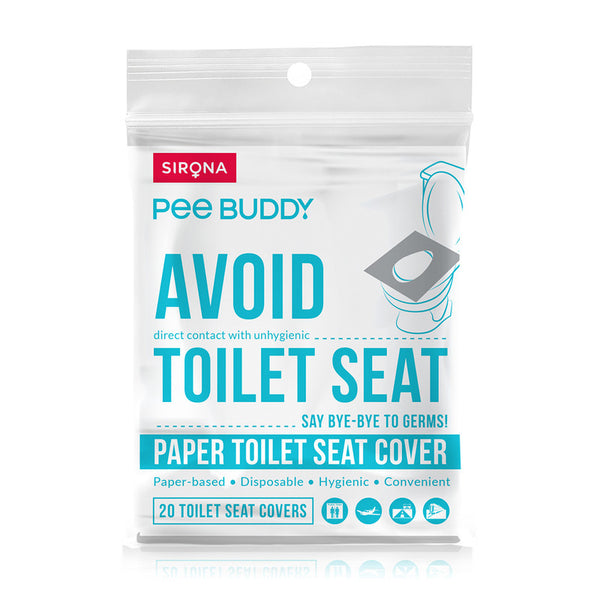 PeeBuddy Paper Toilet Seat Cover | Disposable | 20 Seat Covers