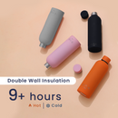 Insulated Stainless Steel Bottles | 500 ml | Black, Grey, Orange, Light Pink