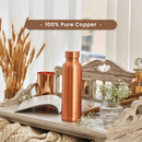 Copper Water Bottle | 1 Litre | Plain | Improves Digestion.