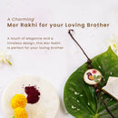 Handmade Mor Rakhi | Rakhi for Brother | Eco-friendly