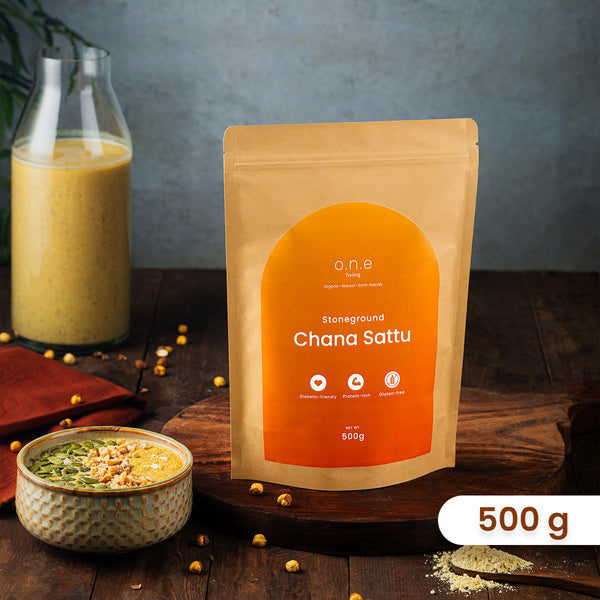 Natural Sattu Powder | 500 g | Pack of 2 | Energy Boosting