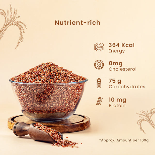 Red Rice | Unpolished | 1 Kg | Diabetic Friendly