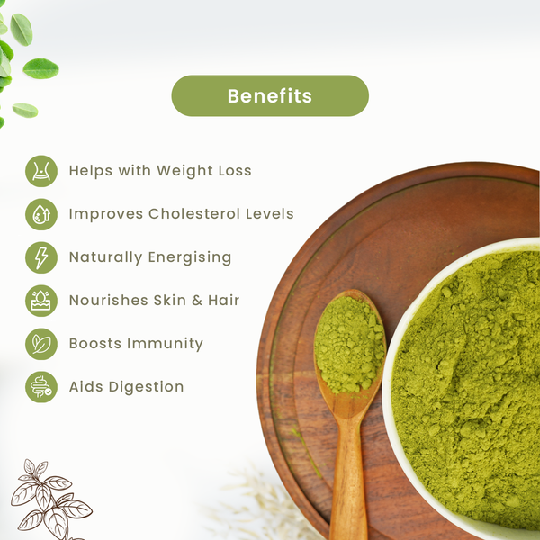 Natural Moringa Powder | 500 g | Immunity Boosting | Pack of 2