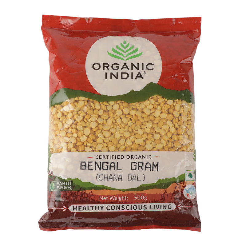 Organic India | Channa Dal | Split Bengal Gram | 500 g | Pack of 2