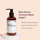 Sirona Intimate Wash | 5 Magical Herbs | No Chemical Actives | Men and Women | 200 ml | Pack of 2