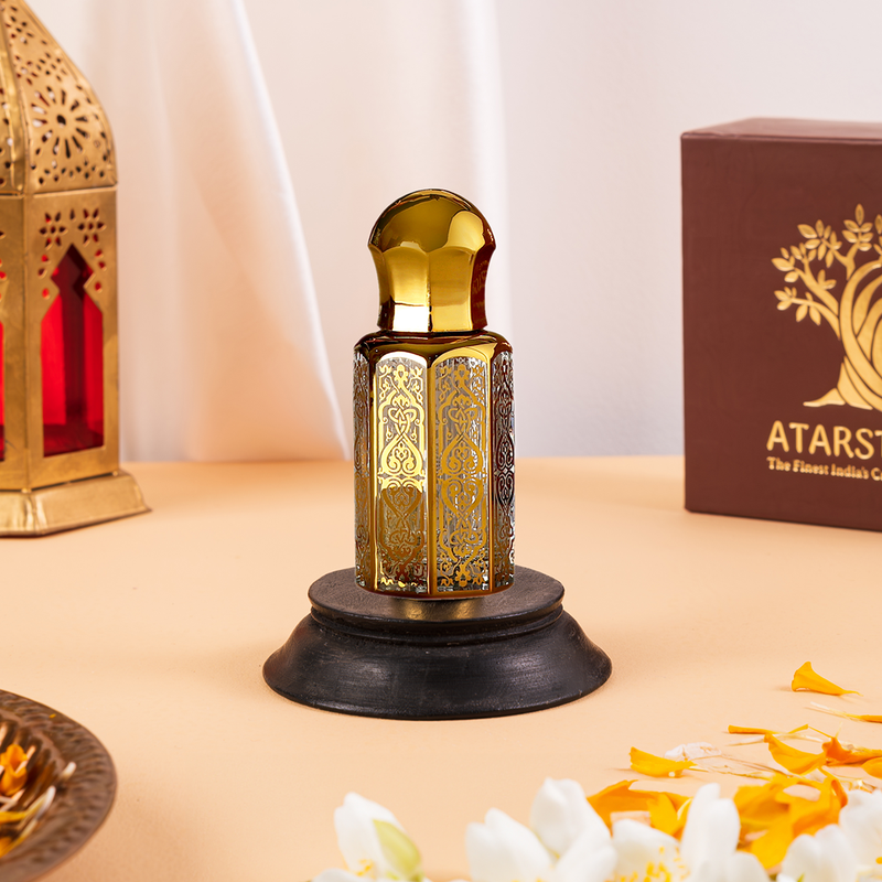 Kesar Chandan Attar Perfume | Long Lasting Fragrance | Ittar for Men and Women | 12 ml