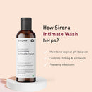 Sirona Intimate Wash | 5 Magical Herbs | No Chemical Actives | Men and Women | 100 ml