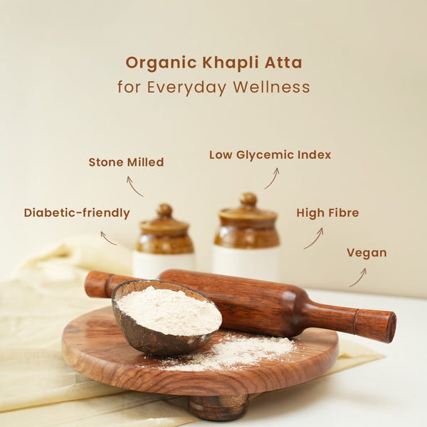 Khapli Wheat | Stone Milled | 5 Kg | Improves Metabolism