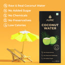 Auric Tender Coconut Water | No Added Sugar and Flavor | 200 ml | Pack of 27