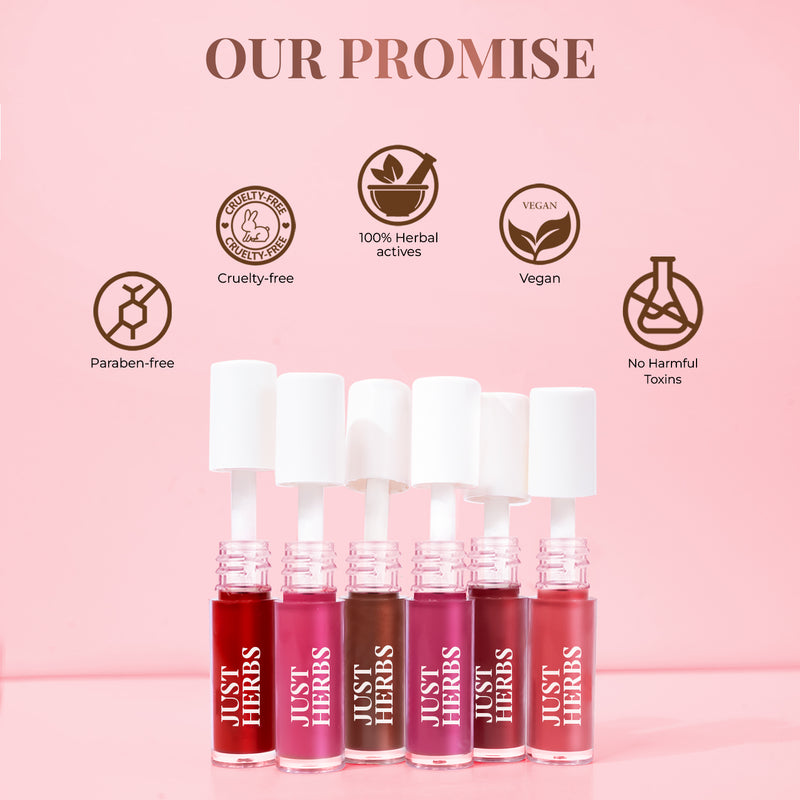 Liquid Lipstick Kit | Paraben & Silicon Free | Deeps & Reds | Set of 5