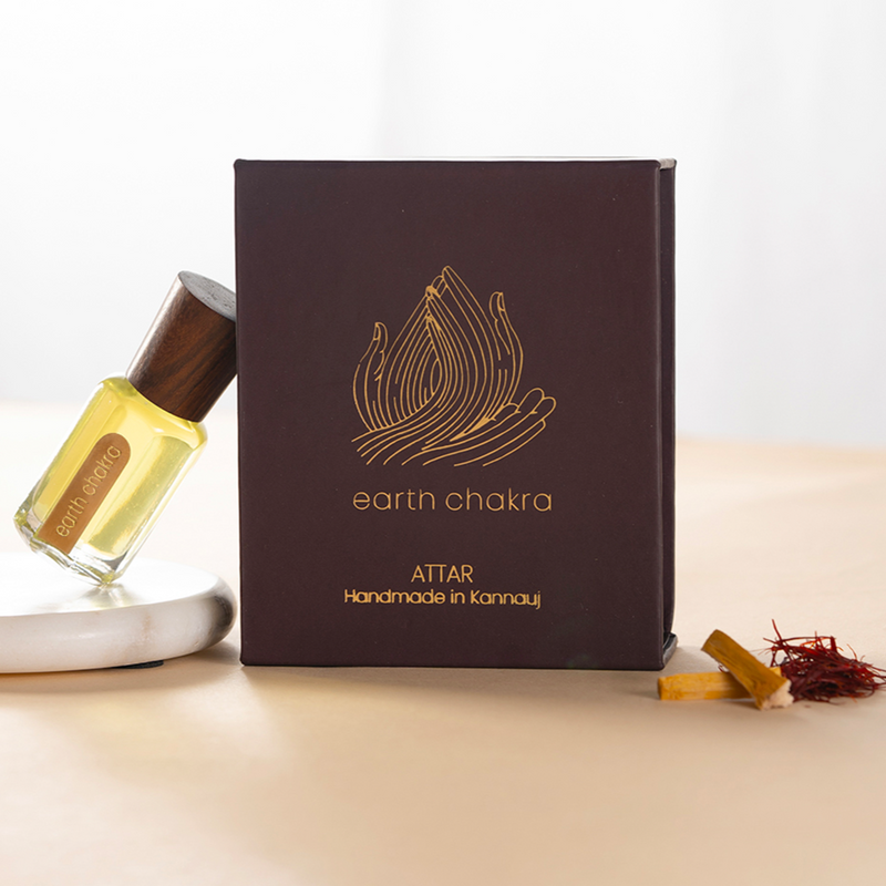 Kesar Chandan Attar | 12 ml | Long-lasting | Roll On