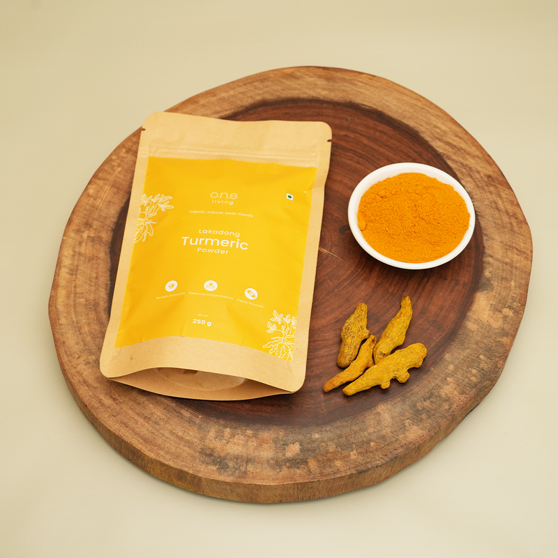 Lakadong Turmeric Powder | Haldi Powder | 250 g | Pack of 2 | High Curcumin