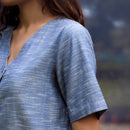 Organic Cotton Top for Women | Blue