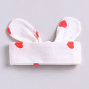 Soft Headband | White & Red