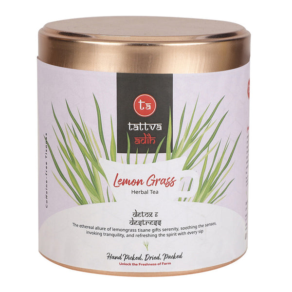 Lemongrass Herbal Tea | Detox & Boost Metabolism | Hot Tea or Iced Tea | 50 g