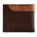 Cork Bi-Fold Wallet for Men | Woodland Brown