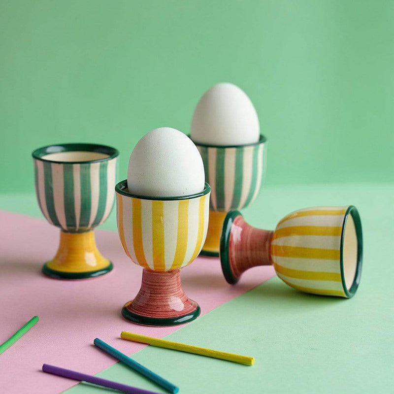 Ceramic Egg Cup | Multicolour | 100 ml | Set of 2