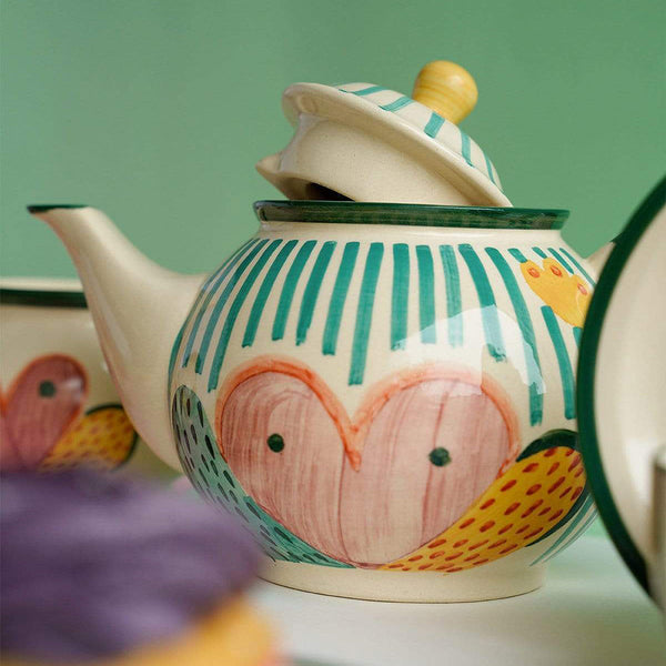 Ceramic Tea Pot | Multicolour | 500 ml