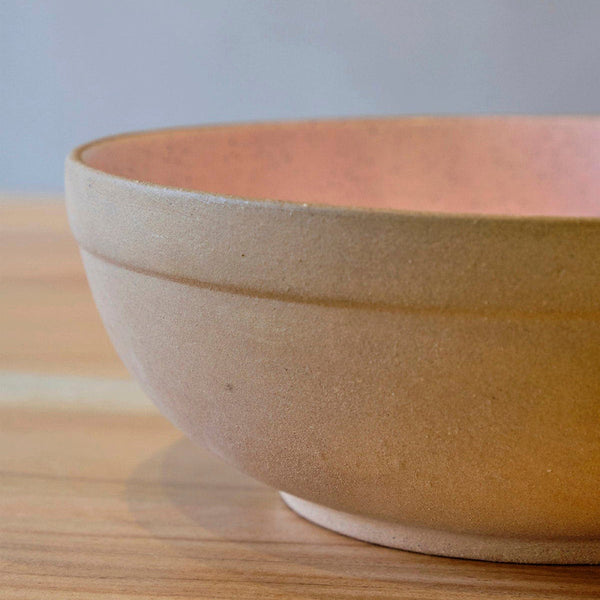 Red Clay Salad Bowl | Pink | 1 L