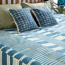 Salaka King Bedcover| Ocean Blue | 108 x 108 In