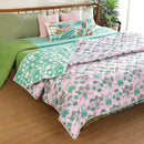 Cotton Sativa Quilt | Printed Design | Pink | 59 x 91 inch