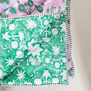 Cotton Sativa Quilt | Printed Design | Pink | 59 x 91 inch